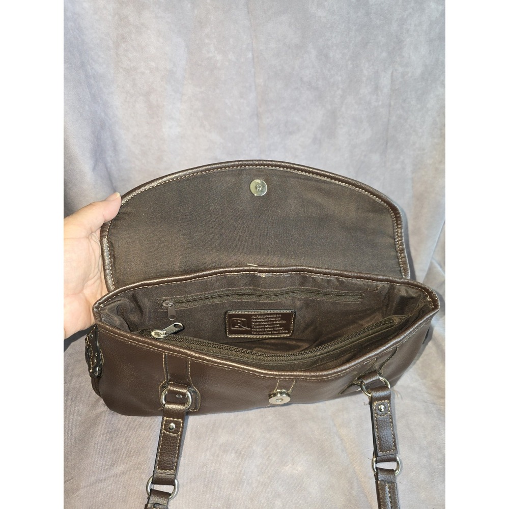 Relic Brown Handbag Satchel Purse - Picture 6 of 11